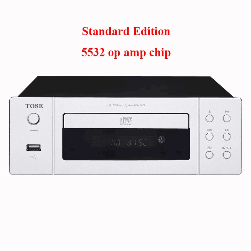 Nobsound Professioneller Enthusiasten-CD-Player, kabelloser Bluetooth-Heim-HIFI-Audio-Player, verlustfreie Dekodierung, CD-Player mit Fernbedienung 10
