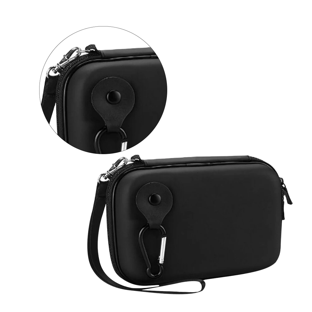 

Eva Zipper Pouch Black Compact Storage Case For Data Cable Earphone Sunglasses Cards Keys Mobile Organizer Dustproof Water