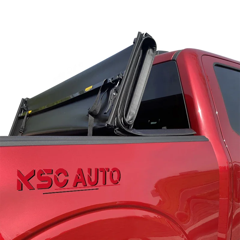 

KSCAUTO Soft Quad Fold Truck Bed Tonneau Covers For 2004-2023 Ford F-150 5.5'/6.5'BED