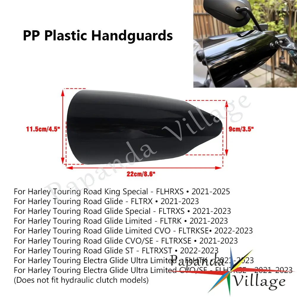Motorcycle Handguard Protector Hand Shield Guard Hand Guard Covers For Harley Touring Road Glide FLTRX FLTRXS FLTRK FLTRKSE