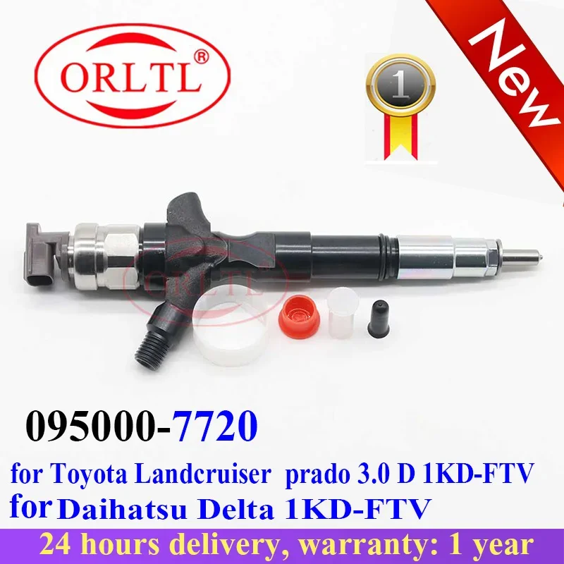 

095000-7720 0950007720 7720 for Toyota Landcruiser prado 3.0 D 1KD-FTV Daihatsu Delta 1KD-FTV Diesel Fuel Injector