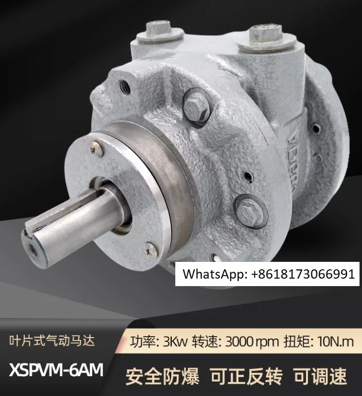 Xinshan XS-6AM blade type pneumatic motor with high-power explosion-proof forward and reverse speed regulation and reducer