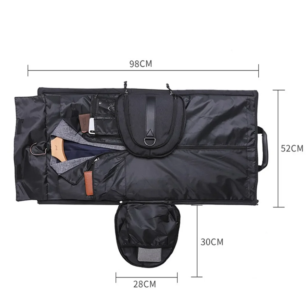 Business Waterproof Foldable Handbag Clothing Shoe Dust Cover Protection Bags Travel Tablet PC Storage Shoulder Suit Tie Luggage view 4