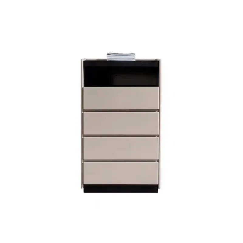 Sofa Side Cabinet Bedroom Combination Bucket Cabinet Smoke Superior Grey