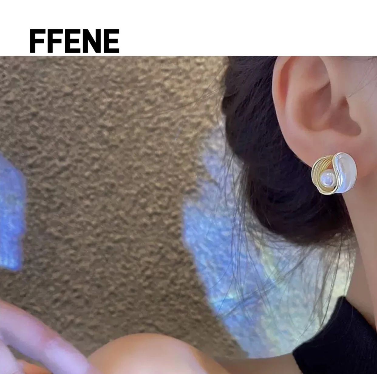 

Hot-selling Korean unique design sense pearl new fashion high-end sense luxury hot-selling model internet celebrity earring