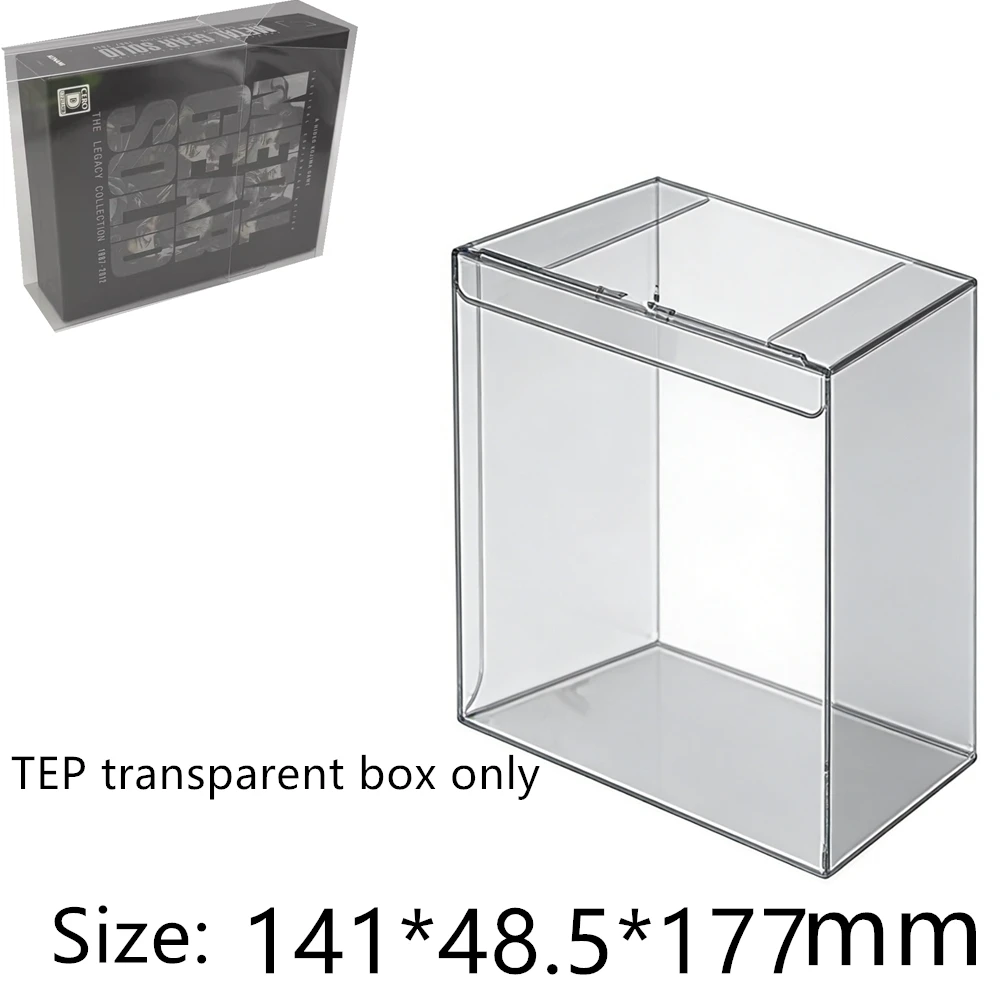 Protector de caja transparente para Metal Gear Solid: The Legacy Collection, cajas coleccionables, estuche de almacenamiento TEP, estuche transparente para juegos