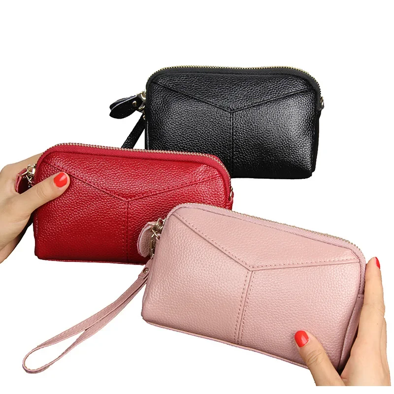 

Wallet Women Lady's Long Handbag Trendy & Minimalist Card Holder Wristlet Phone Purse Leather Clutch for Women Wholesale