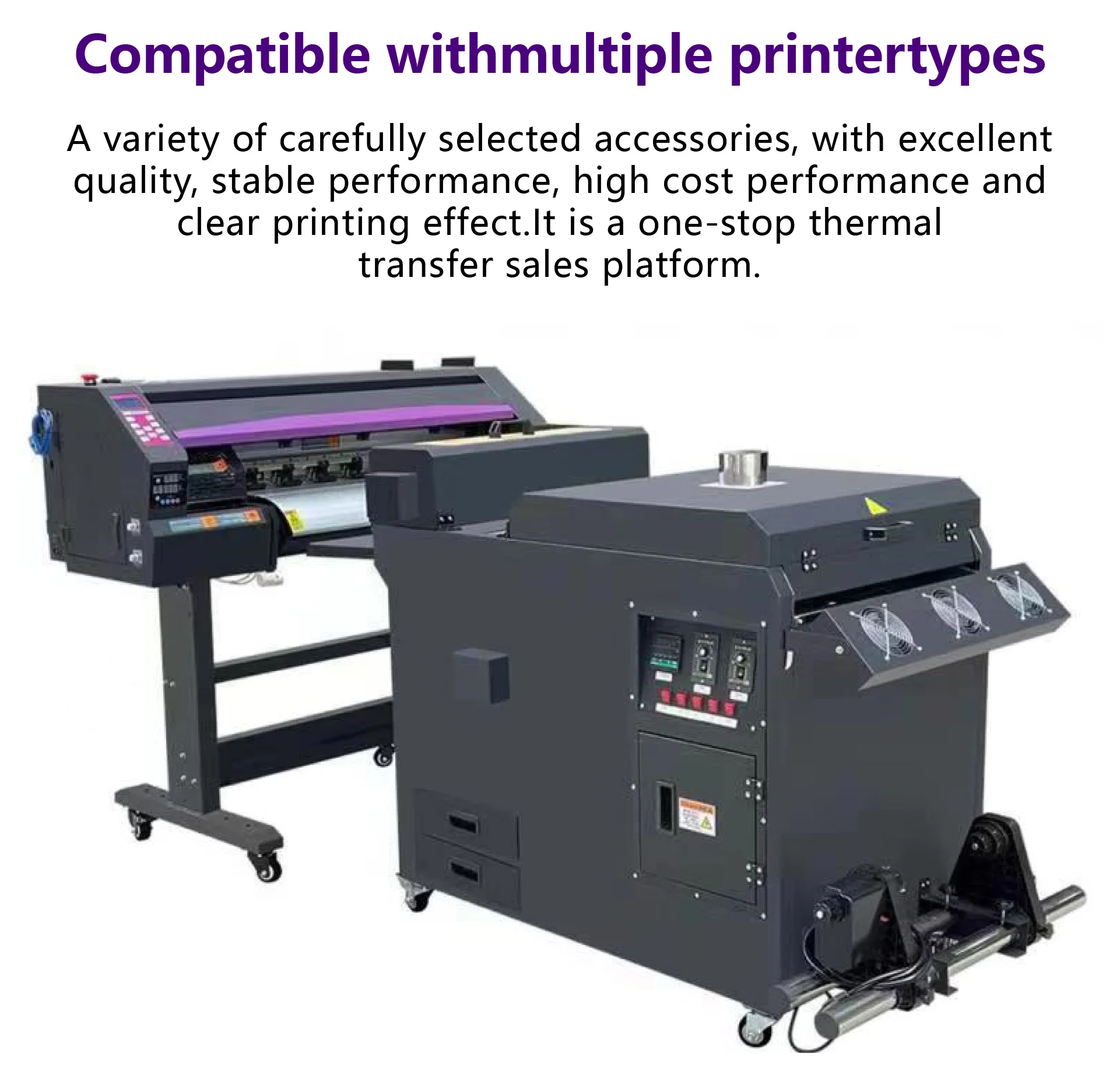 Original New DTF UV Printer XP600 Printhead Six Color Oil Based DTF UV Ink Printer Part Compatible with Epson Printer
