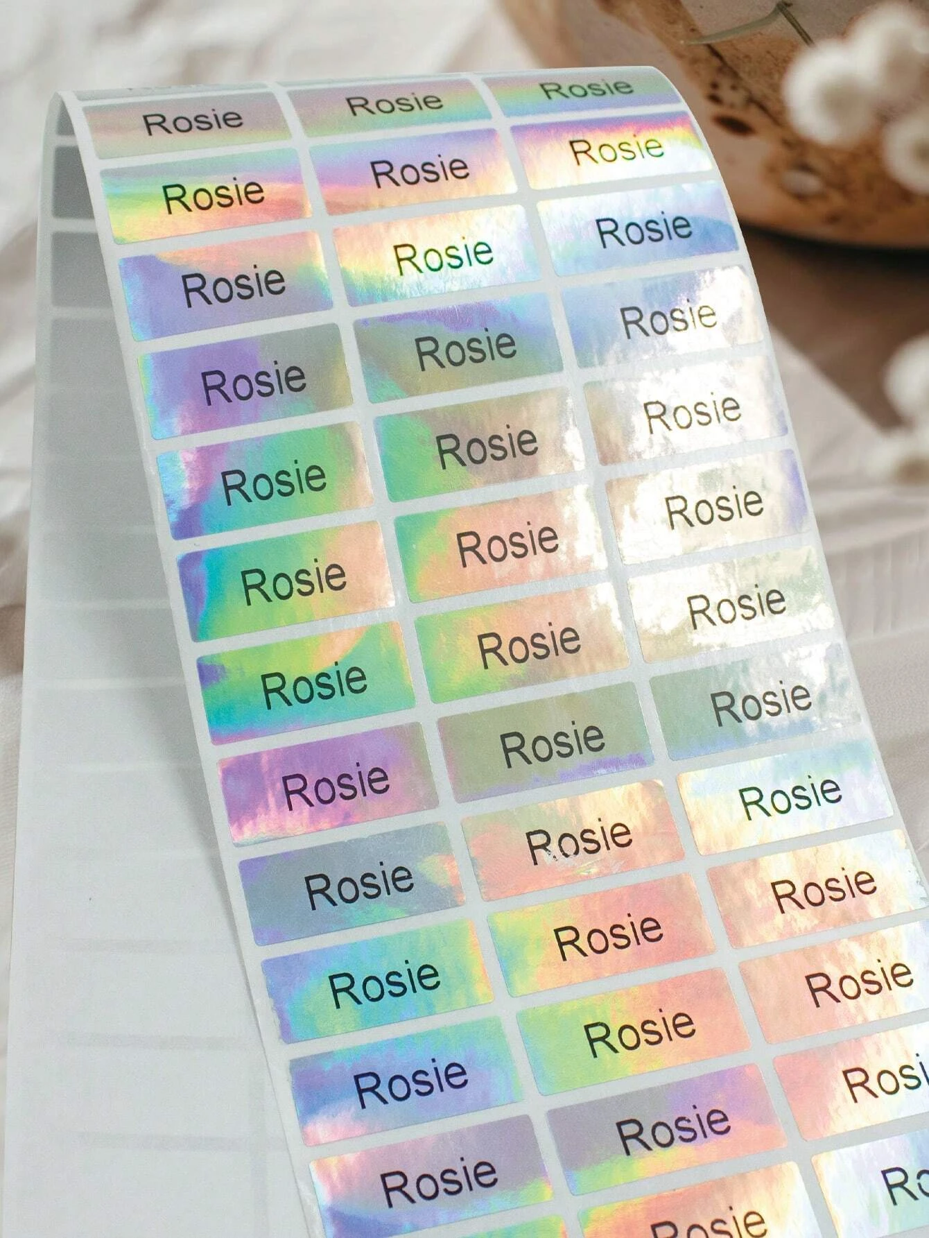 ملصقات اسم مخصصة مقاومة للماء للأطفال العودة إلى اللوازم المدرسية الرعاية النهارية متينة عالية الجودة