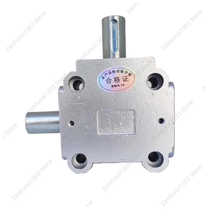 90 Degree Commutator Gear Stainless Steel Right Angle Steering Box Cast Steel Gearbox 40N.M Large Load 2.5 Module 16 Teeth