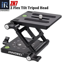 INNOREL ZH7 Z Flex Tilt Tripod Head Flexible Folding Head with Adjustment Knob for DSLR Camera Camcorder Slider Rail Load 5kg