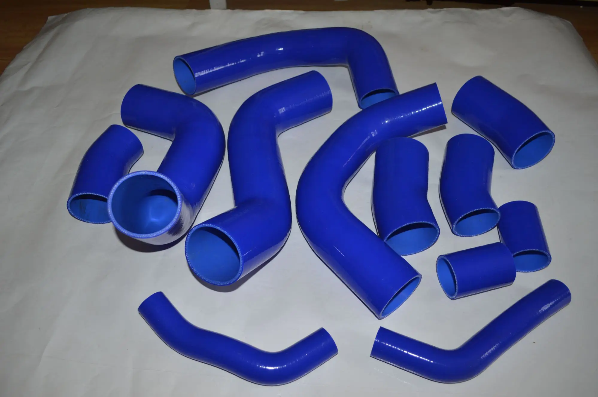 12 PCS FOR Nissan Skyline GTR35 Bolt On 3-PLY Turbo Intercooler Hose Silicone