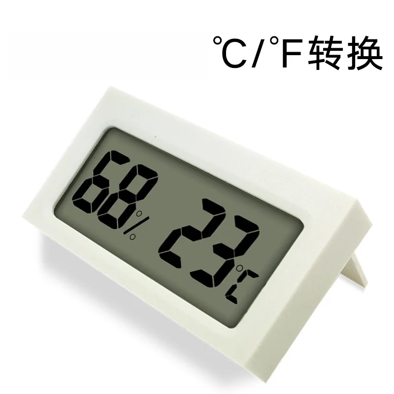 Indoor Digital Thermometer Hygrometer with External Sensor Compatibility Temperature 10C to 50C Humidity 20 to 95RH ABS Material