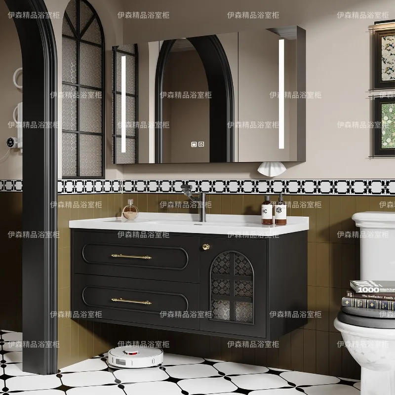 

black luxury bathroom cabinet space saver accessories storage organizer display cupboard modern colchones ornaments home decor
