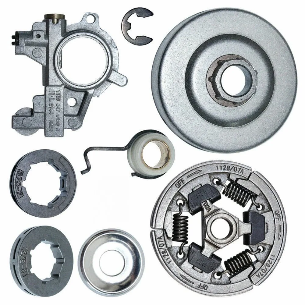 /Steel /Clutch /Drum Rim Sprocket Oil Pump Kit For SL MS361 044 046 MS440 MS460 Chainsaw Replacement Parts Accessories