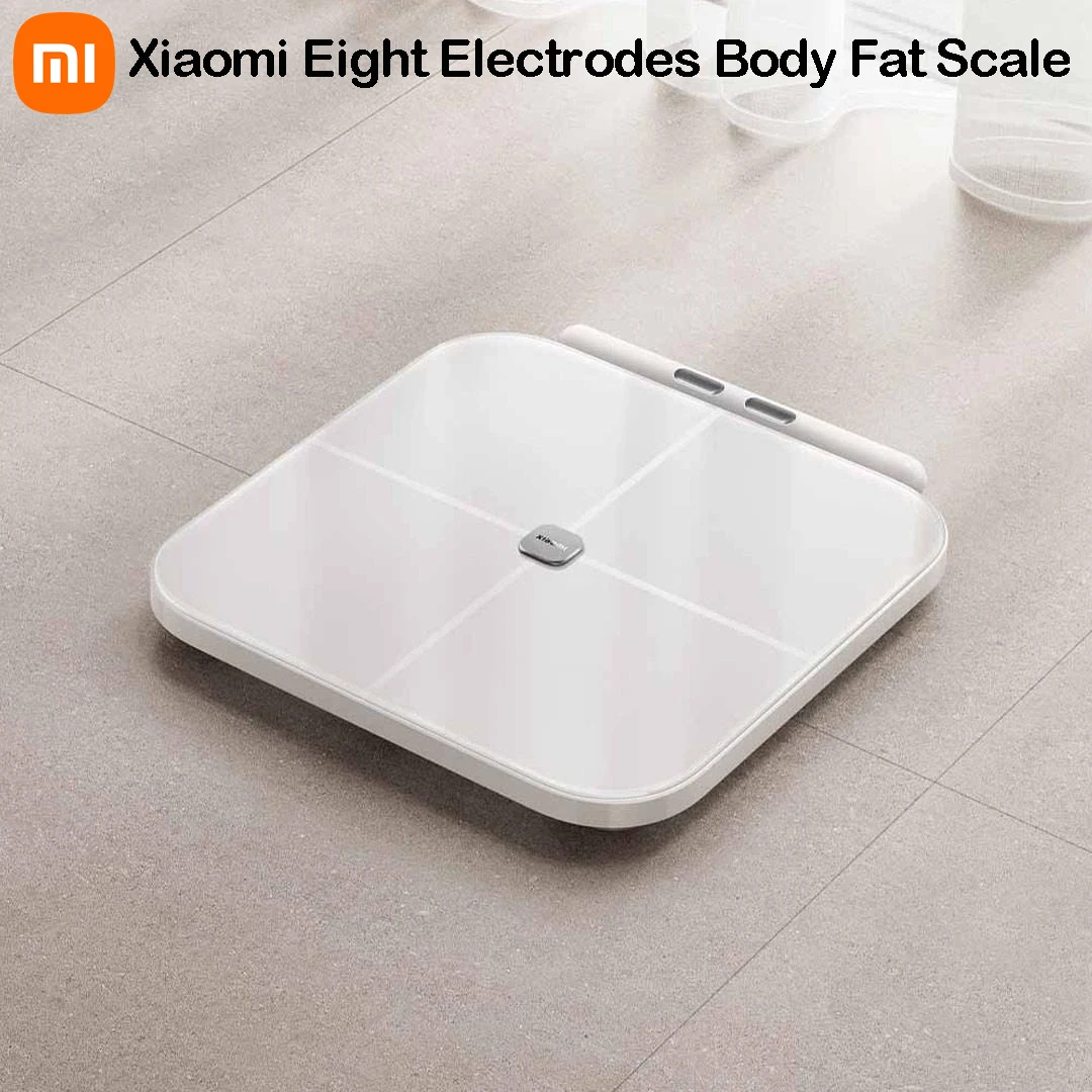 Xiaomi Eight Electrodes Body Fat Scale Dual Band Heart Rate Detection Body Fat & Water Content Testing Bluetooth 5.0 150KG Max