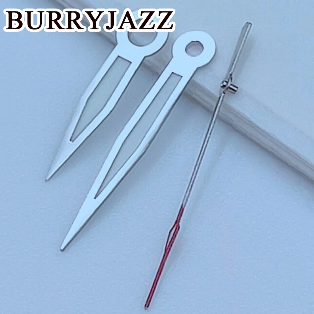 BURRYJAZZ 실버 골드 핸즈, 야광 그린 시계, NH35, NH36, NH38, 7S26, 7S36, 4R35, 4R36