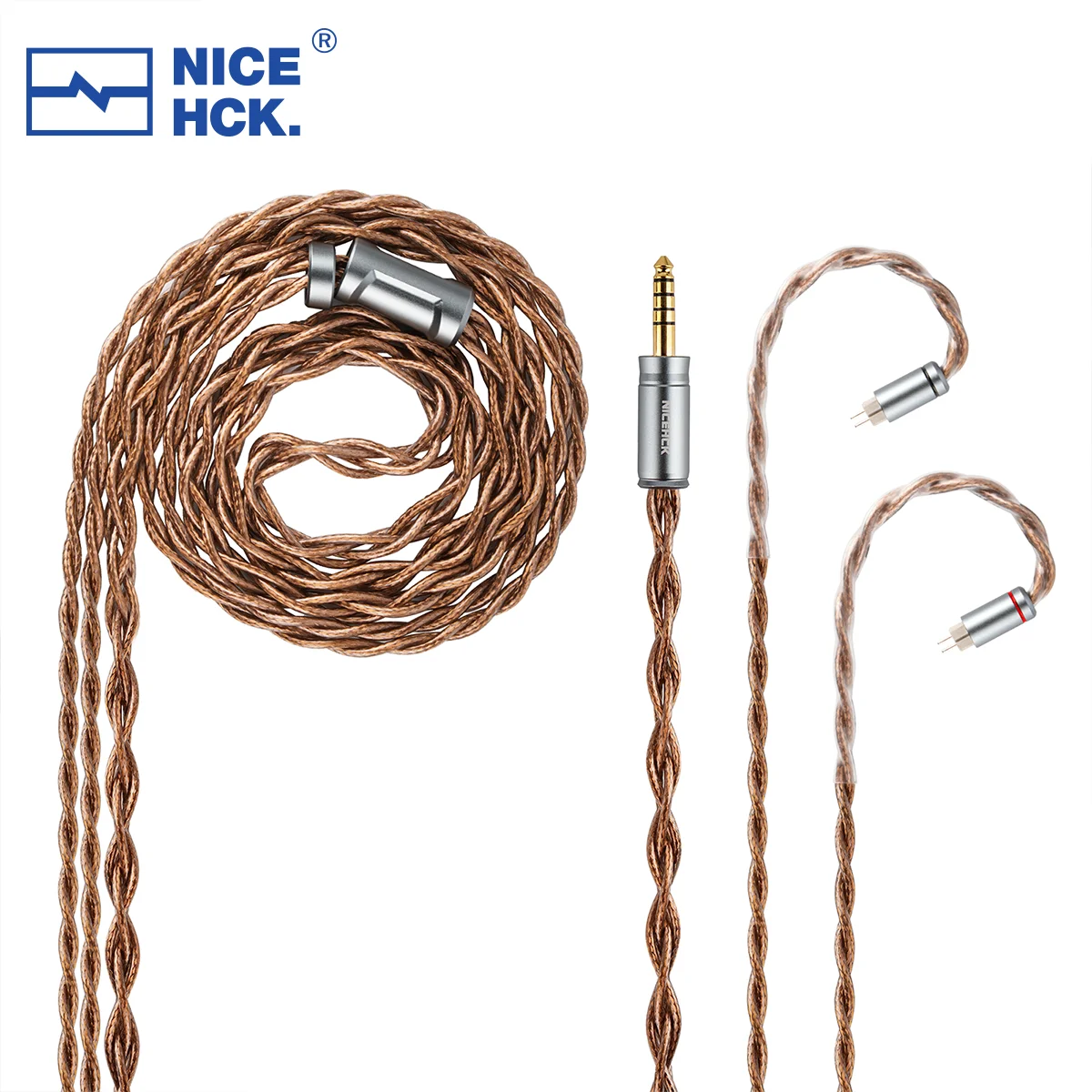 NICEHCK CsgOrpheus Audiophile Upgrade Wire 8N OCC Plated Silver Plated Gold+ Rare Earth Alloy Copper Cable for Monarch Mk2 KIMA2