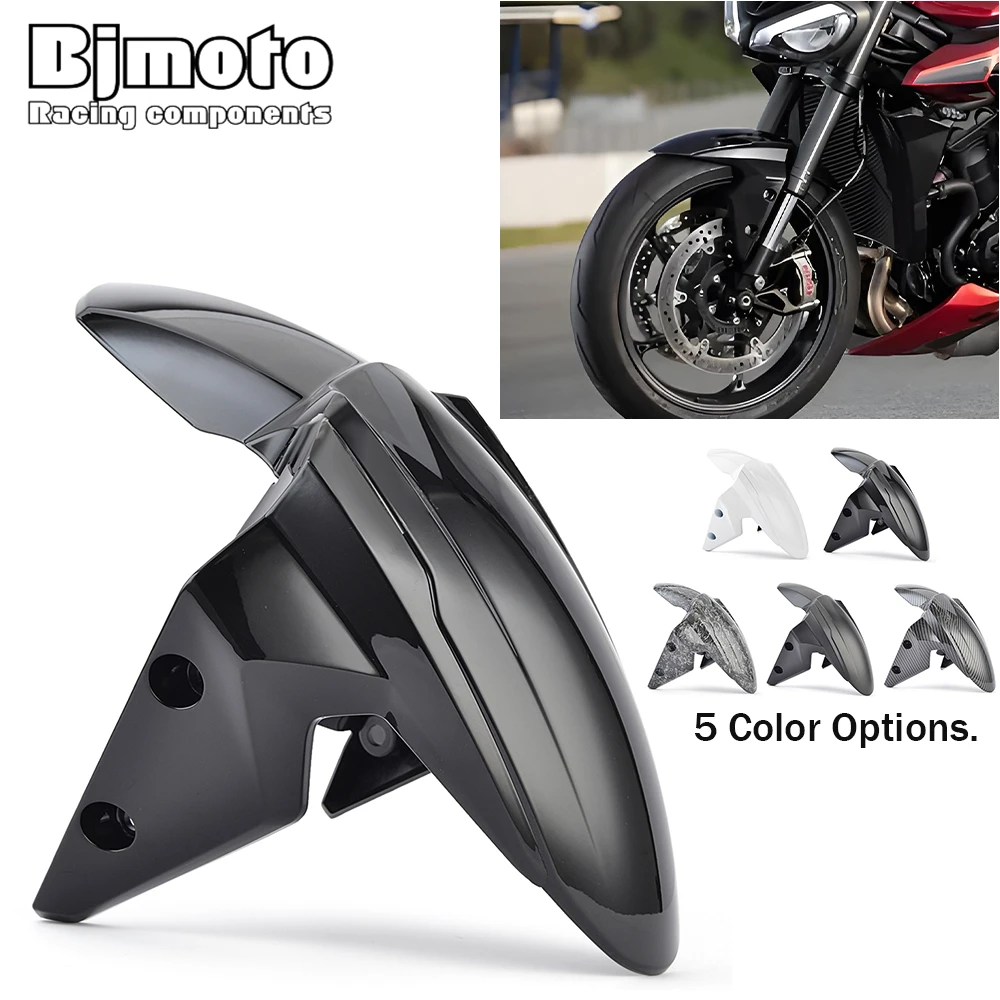 

Motorcycle Front Fender Iron Mudguard Cover For Triumph Street Triple 765 R/RS 2020 2021 2022 2023 2024 2025