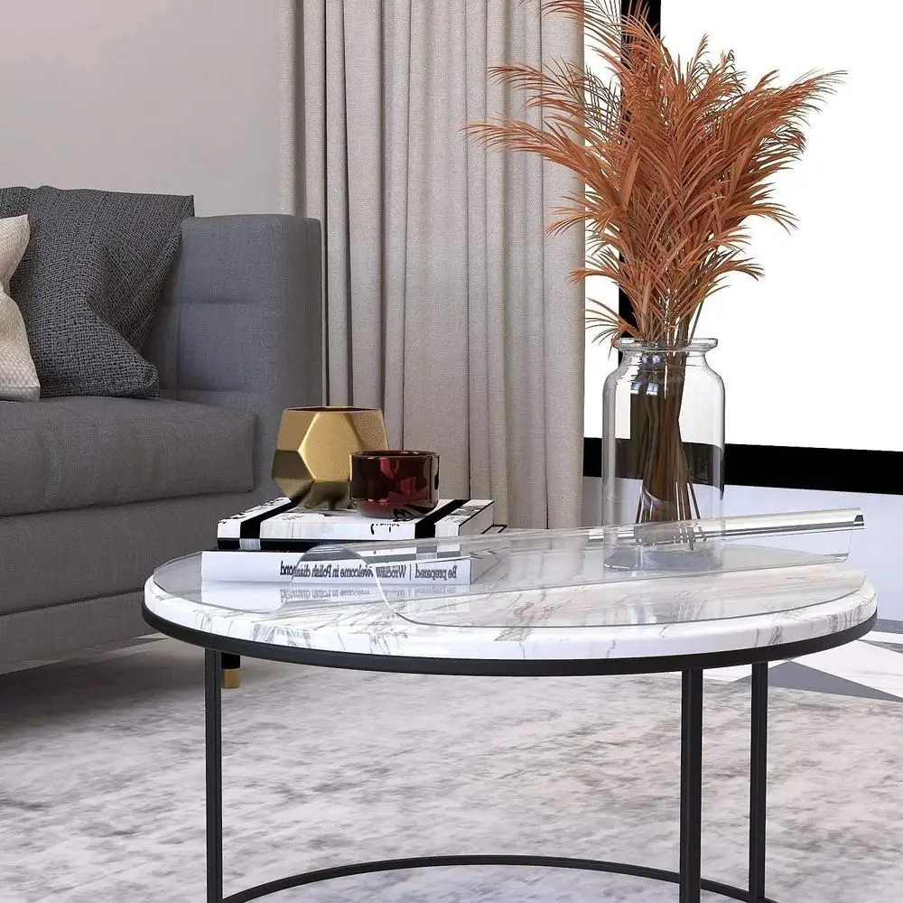 แผ่นป้องกันโต๊ะกลมใส 52 ชิ้น หนา 2 มม. กันลื่น กันน้ำ ทนน้ำมัน สำหรับโต๊ะรับประทานอาหารและโต๊ะประชุม