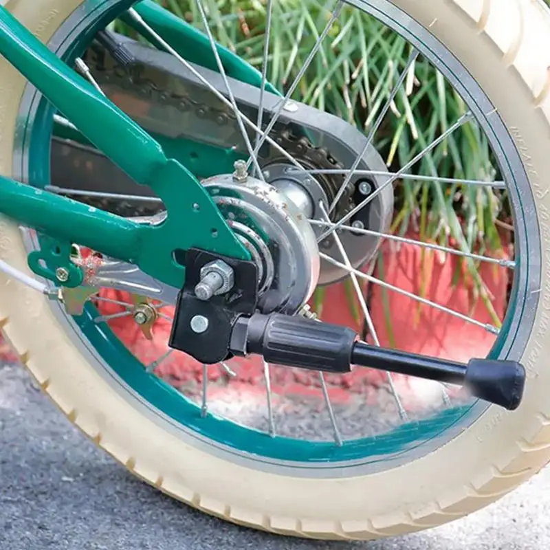 

Children's Cycling Kickstand Rear Mount Cycling Kickstands Rustproof Metal Cycling Support Stable Cycling Stand Kickstand Metal