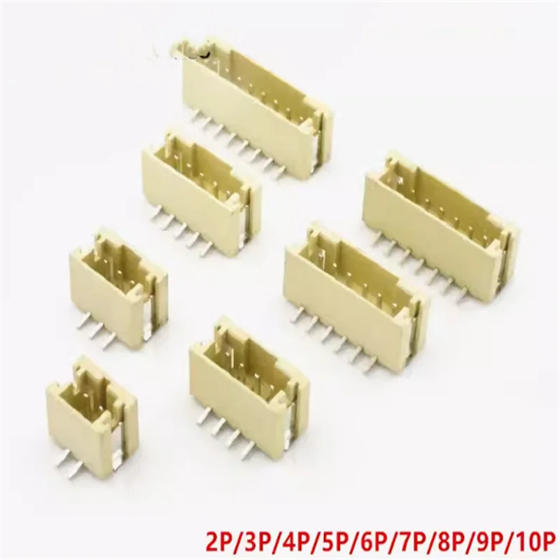 

50pcs JST PH2.0mm 2/3/4/5/6/7/8/9/10/11/12 Pin Horizontal Paste Vertical Patch Pin Holder SMT Connector 2.0MM Pitch Male SMD