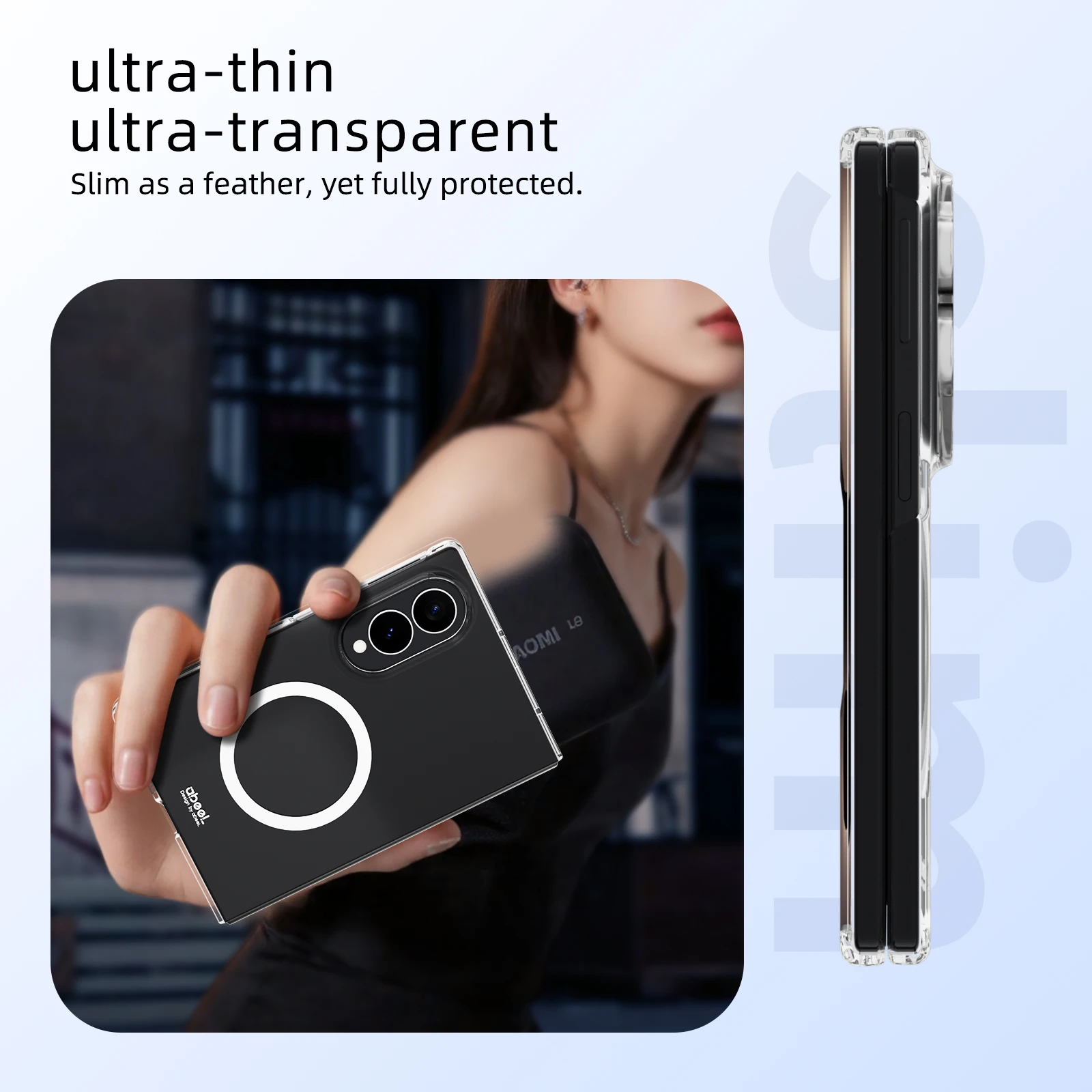 Untuk Samsung Galaxy Z Fold 8 - Transparent Thin Case ulasan dan harga