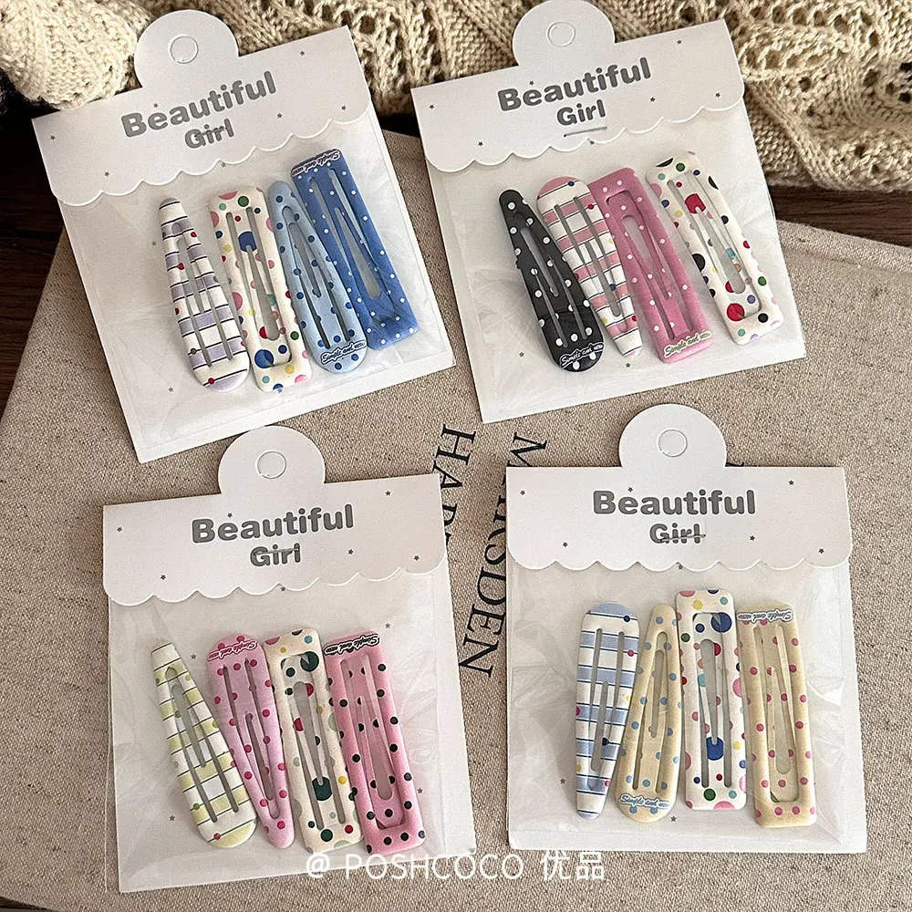 مقاطع شعر للأطفال 4 قطعة لون كريمي الحلوى Waterdrop شكل مربع مقاطع الانفجارات الطفل عدم الانزلاق قبضة لينة منقطة متقلب