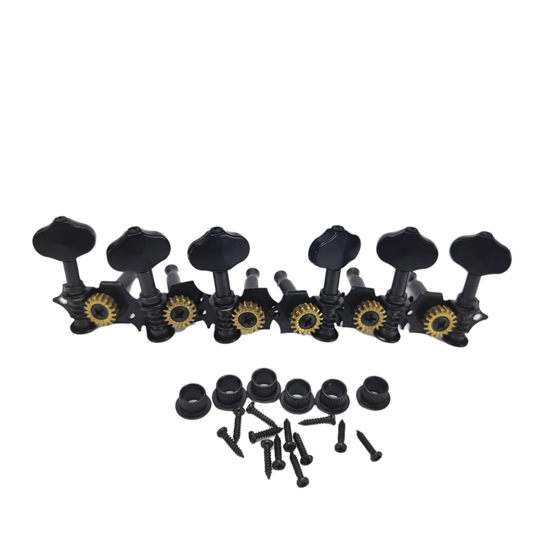 

Quality Acoustic Guitar String Tuning Pegs Kit With Screw Ferrule Universal Tuners Open Tuning Standard Accessories