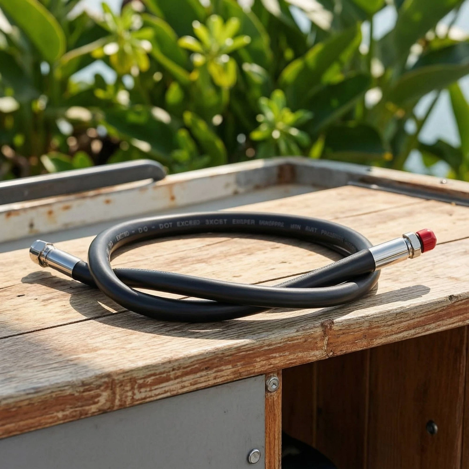 Scuba Pressure Gauge Hose Corrosion-Resistant High-Pressure Hose with Kevlar Double-Layer Flexible for Divers