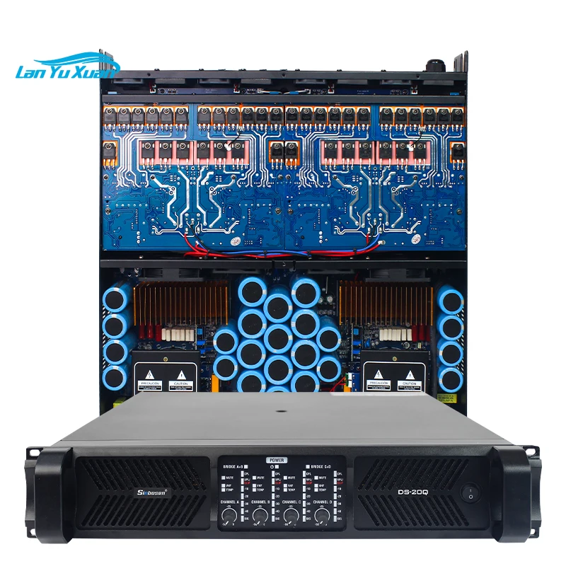 

4 Channel 20Q Amplifier Kit Audio Diy 8800 Watt Power Amplifier for a Soundsystem