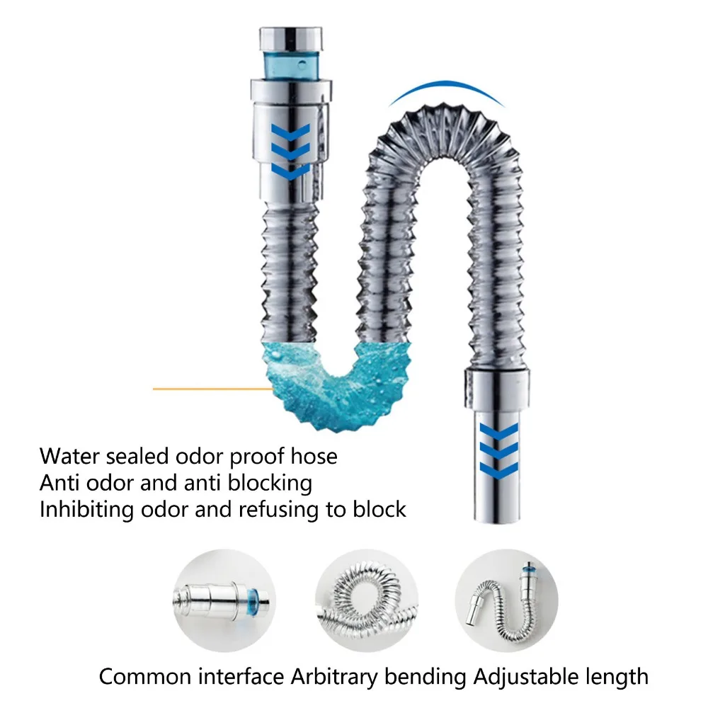 Durable Flexible Downspout Extension PP Material Connector Type Rain Gutter Extension Retractable Downspout Outdoor Use