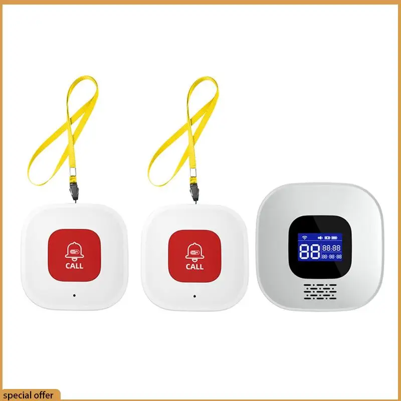 

A68Z Tuya Smart Wifi SOS Call Button Emergency Alert System Elderly Caregiver Pager For Seniors , Elderly , And Patients At Home