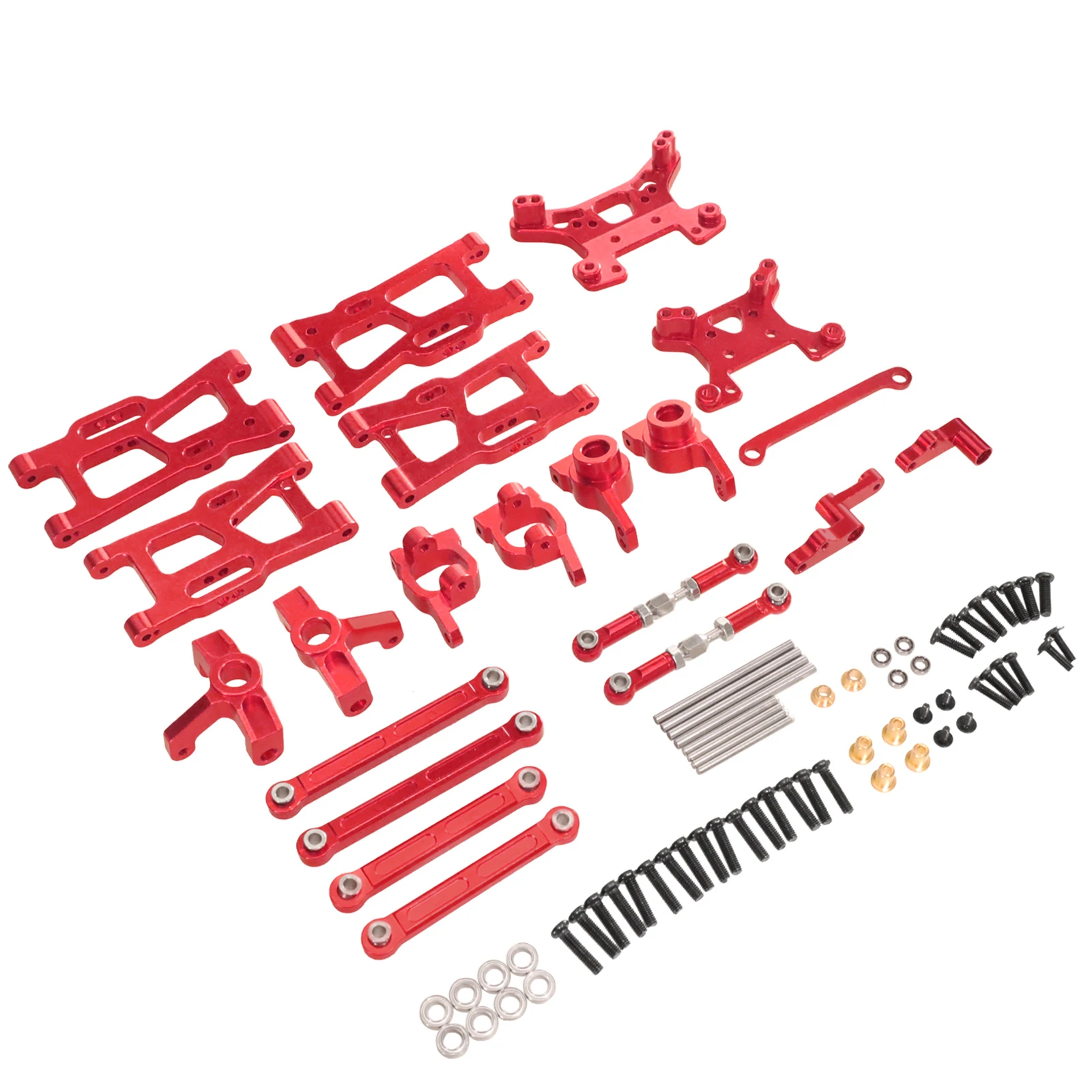 WLtoys 124008 124010 RC 1/12 Metal upgrade for remote control car swing arm steering cup 8-piece set of parts