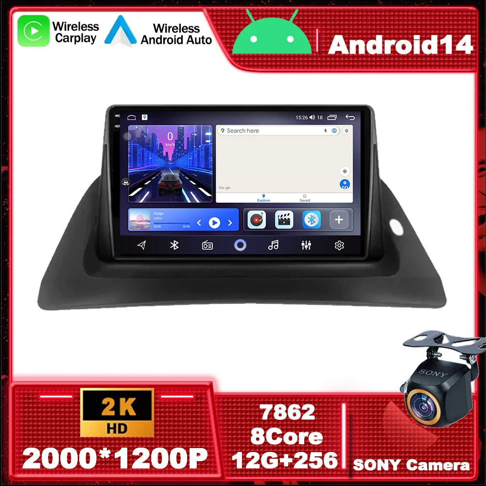 

Android 14 Car Radio Multimedia Video Player Navigation 4G GPS For Renault kangoo 2008 - 2018 WIFI Head Unit No 2 din dvd BT