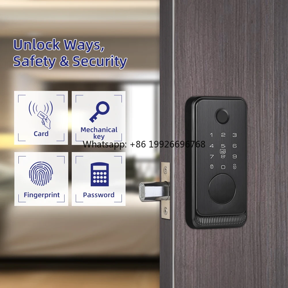 

Competitive Price Smart Lock Automatic Home Electronic Locks Wifi Fingerprint Door Lock