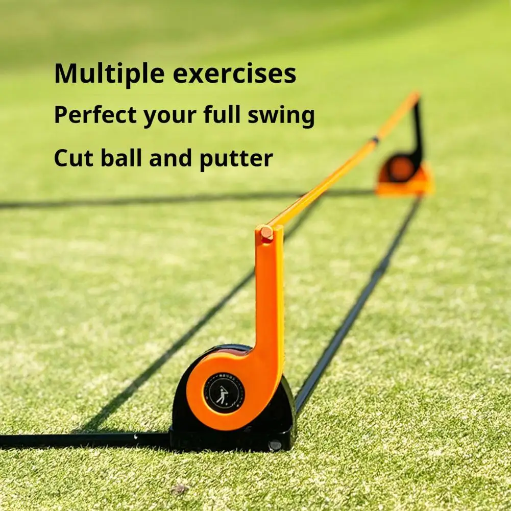 Pro Adjustable Golf Swing Trainer Chipping Putting Haltungskorrektur für Links-/Rechtshänder-Spieler (Winkelkontrollsystem) Sport