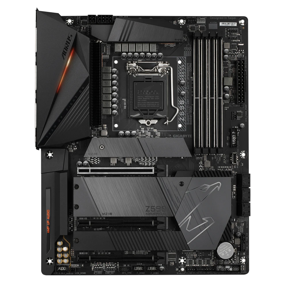 Imagem -05 - Placa-mãe Gigabyte-z590 Aorus Pro ax Lga1200 Suporta I911900kf I7-11700f I5-10400f Cpu Intel Z590 M.2 Nvme Pcie 4.0