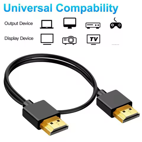 HD 4K 60Hz HDMI-Compatible Cable HDMI To HDMI-Compatible Cable Converter Adapter For TV Box MacBook Laptop PC Monitor Projector