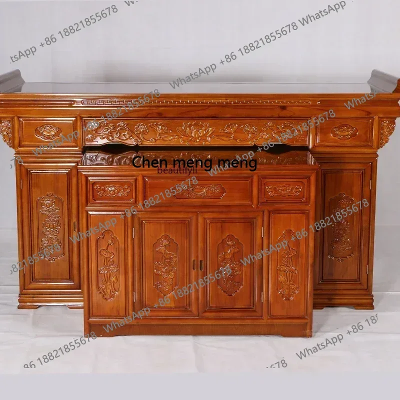 z183  Altar Incense Burner Table Household Altar Buddha Table Altar Buddha Cabinet Buddha Niche Cabinet