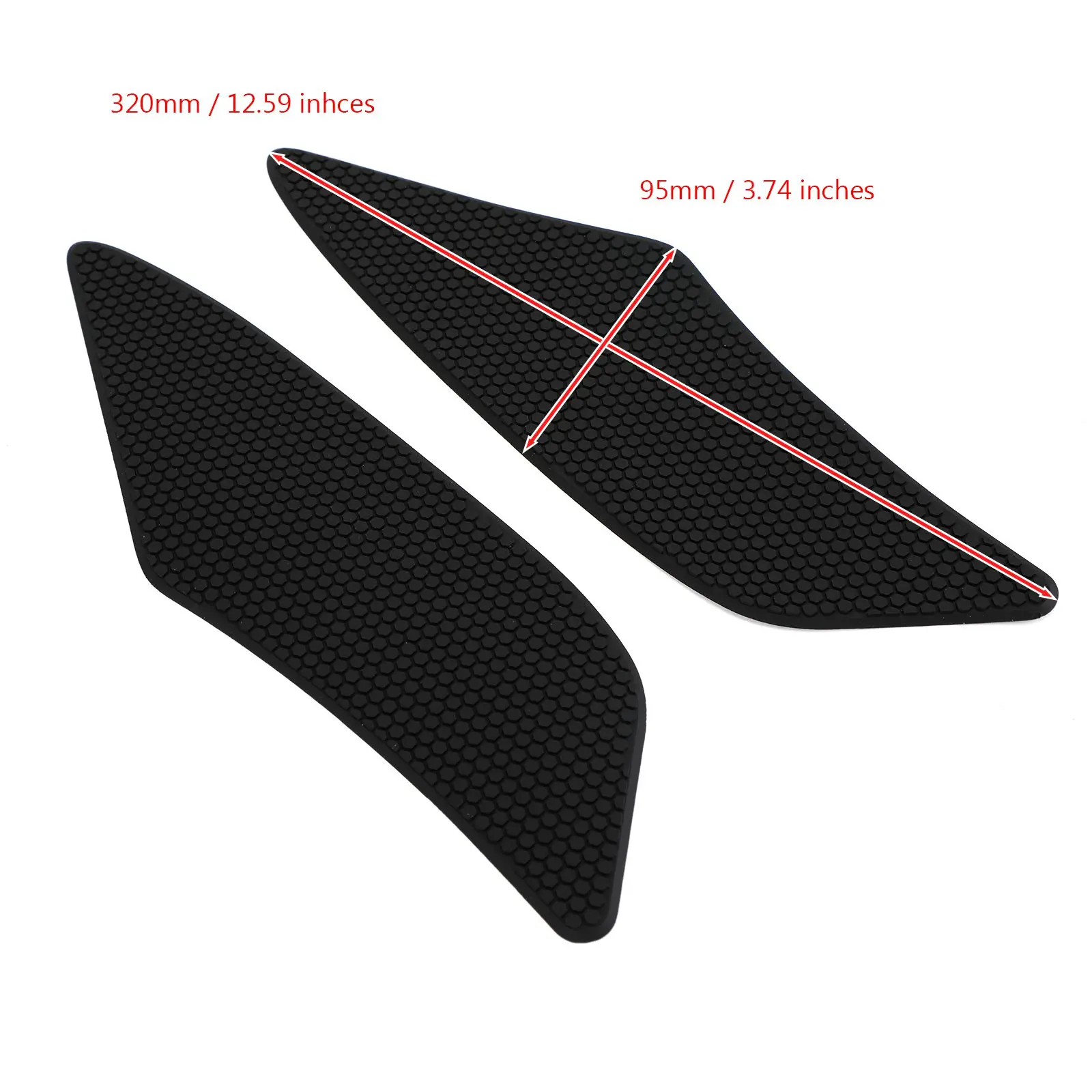 Areyourshop Tank Pads Traction Grips Protector Fit for Yamaha YZF-R6 2017 2018 2019 2020 Motorcycle Accessories Parts