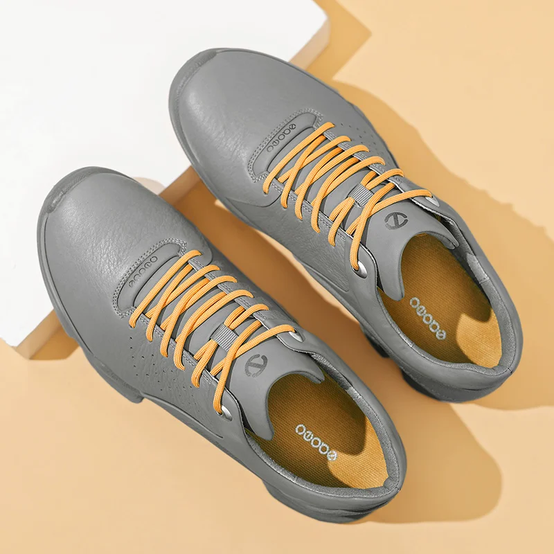 

Мужская повседневная дорожная обувь, спортивные кроссовки из воловьей кожи первого слоя, дышащая арочная поддержка, прогулочная офисная универсальная обувь