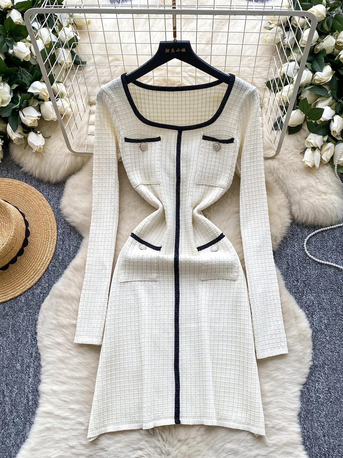 Ele Knitted Long Sv… - image