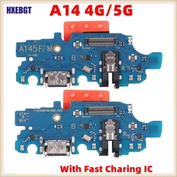 For Samsung Galaxy A14 4G/5G A145 A146 USB Charging Port Flex Cable With Fast Charging IC Board Module Parts