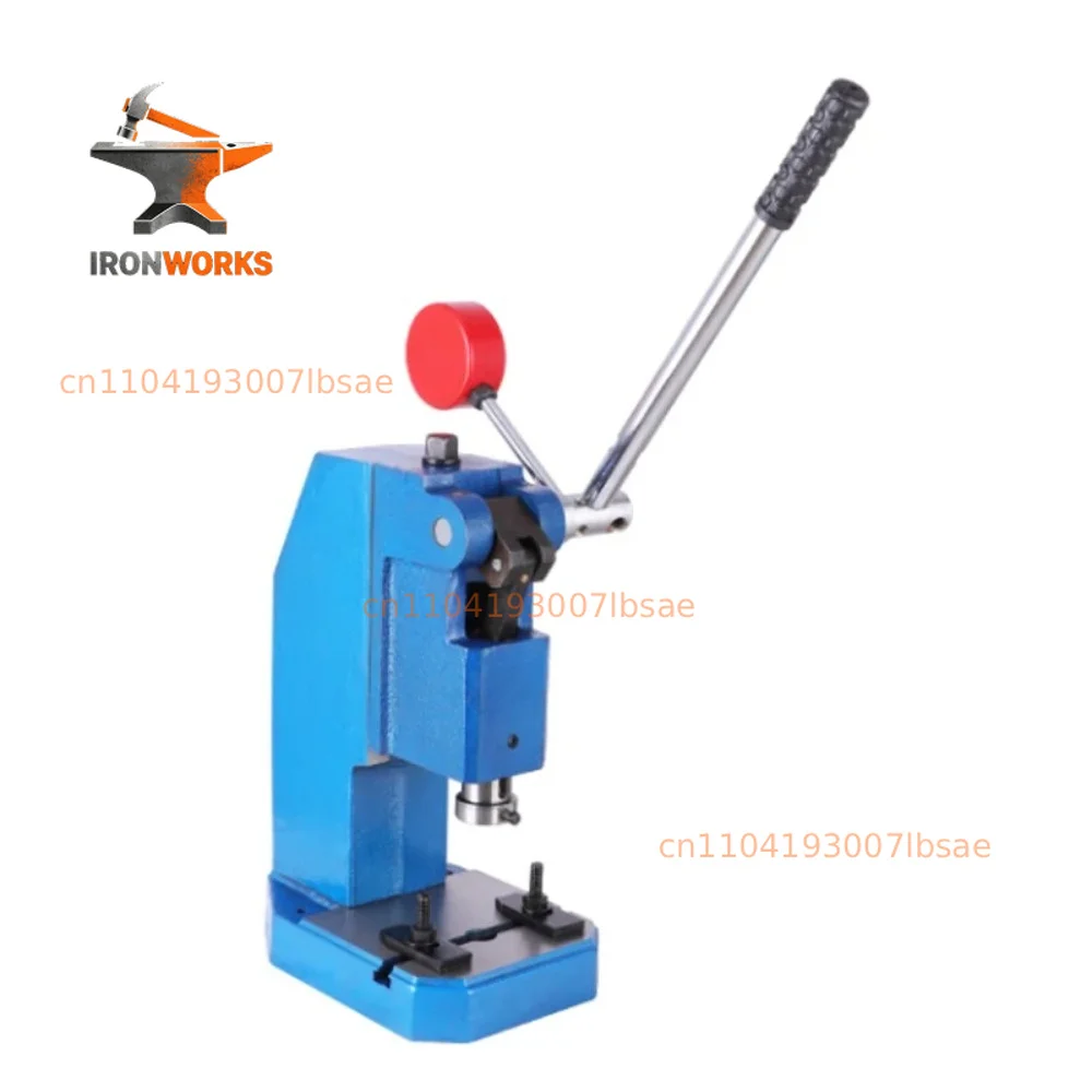 Small Manual Press Machine Hand Wrench Punch Press Spring Type For DIY Riveting And Punching