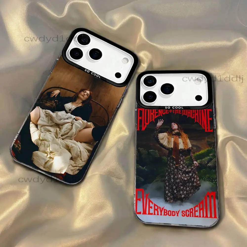 

Florence The Machine Everybody Scream Phone Case For iPhone 17,16,15,14,13,12,11,X,8,7,Pro,Max,Plus,SE4,Air,Mini IMD Gray Matte
