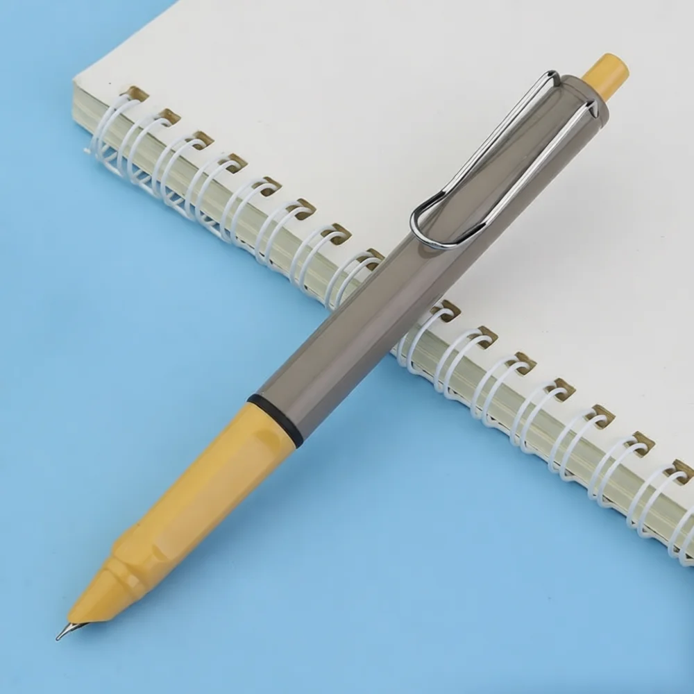 Ergonomic Fountain Pen Iridium Nib Student Writing Stationery Colorful Office School Supplies Modern Art Learning Tool