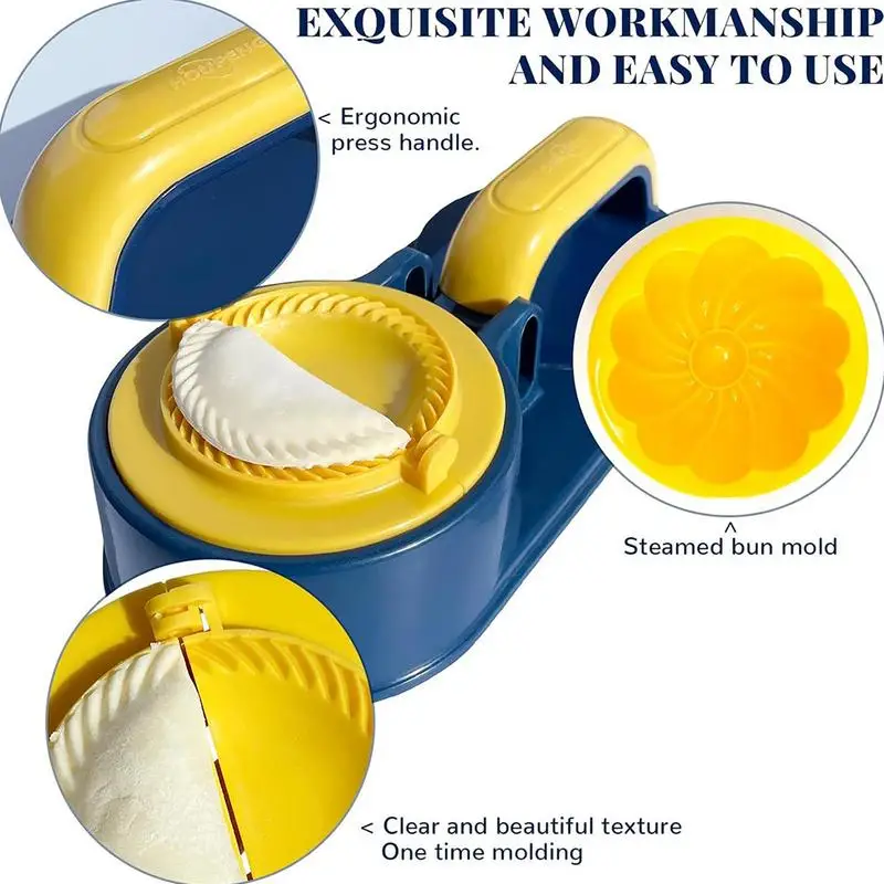 Manual Dumpling Maker Dumpling Skin Dough Presser Multifunctional Manual Pastry Wrapping Tool For Making Wonton Dumpling tool - Image 3