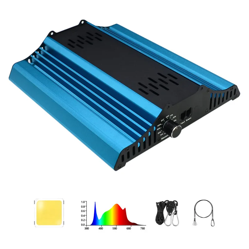 

Светодиодное квантовое освещение полного спектра для выращивания растений, высокоэффективное освещение для теплиц с регулируемой яркостью для развития растений