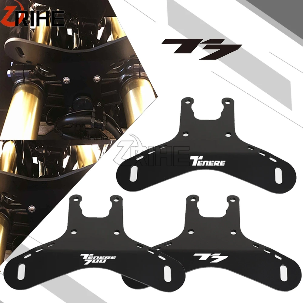 

For YAMAHA Tenere 700 T700 T7 Rally 2019 2020 2021 2022 2023 2024 2025 Motorbike Fog Lights Auxiliary Light Bracket Driving Lamp